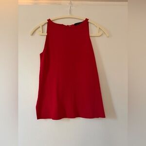 Ann Taylor Vibrant Red Tank Top
